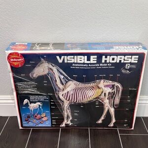 NIB Skilcraft Visible Horse Anatomy Model Kit